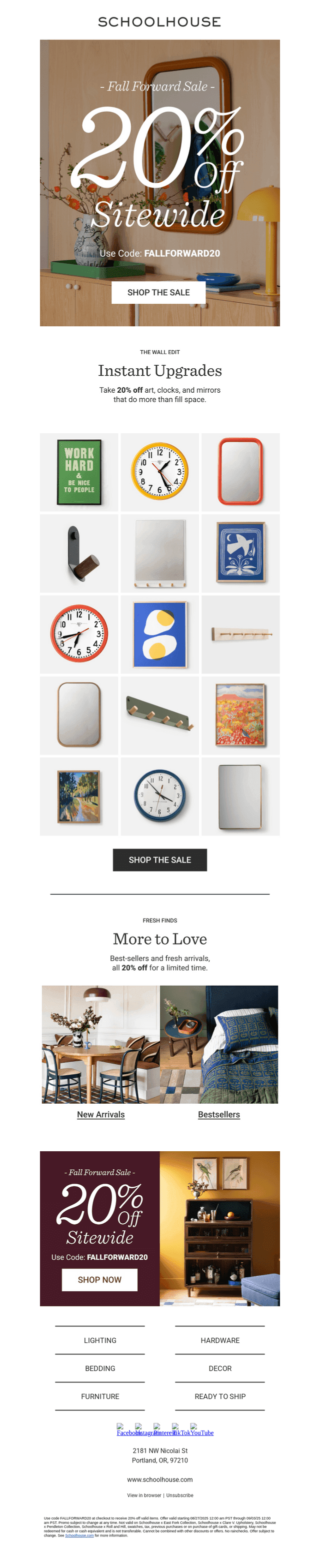 Your Walls Deserve 20% Off 👀