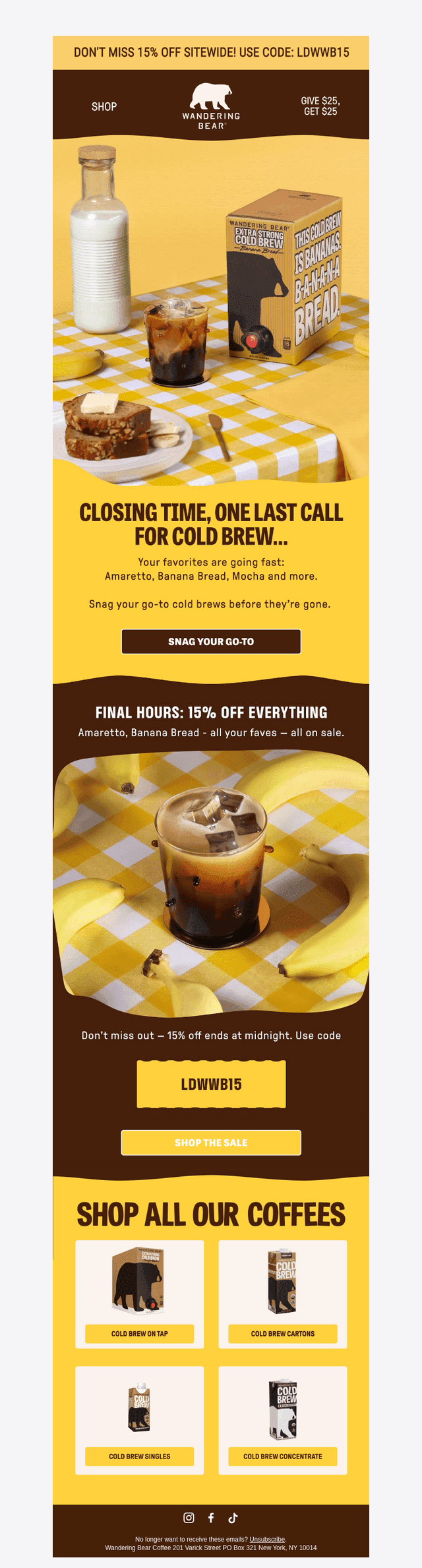 Last chance: 15% off ends tonight