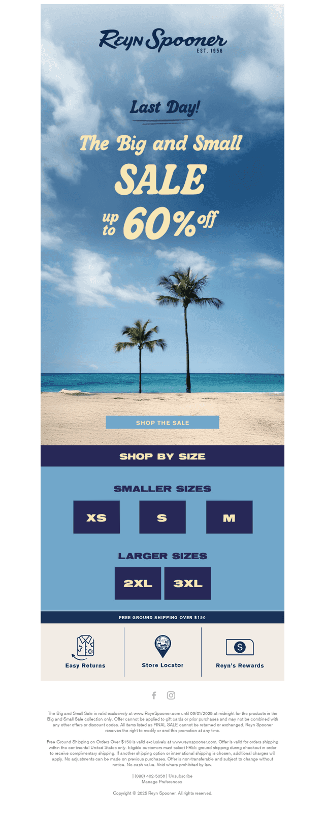 Up to 60% off Big & Small Styles