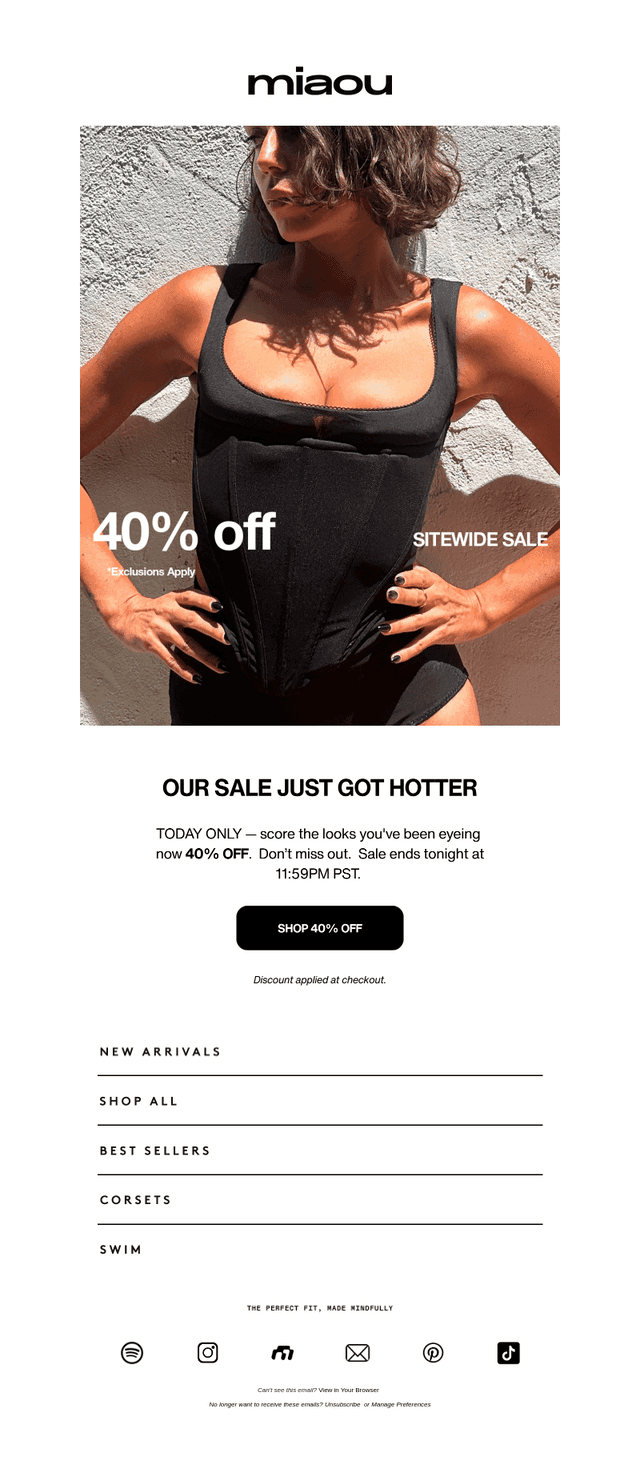 40% OFF SITEWIDE - TODAY ONLY🎉