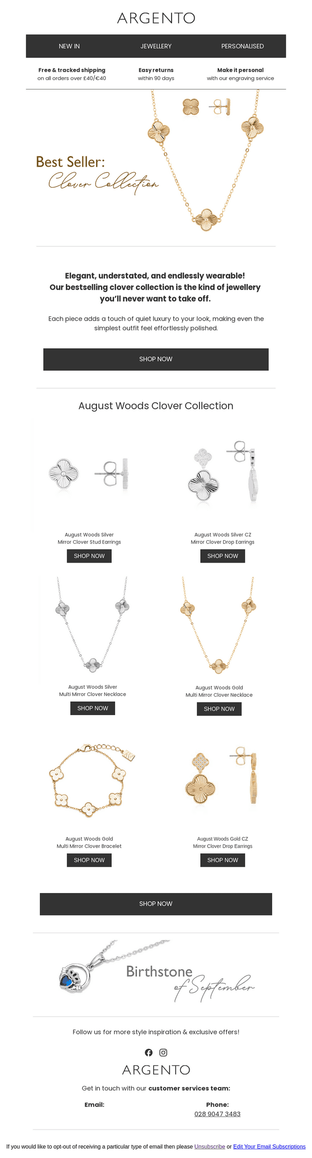 Elevate Your Look with Signature Clover Styles✨