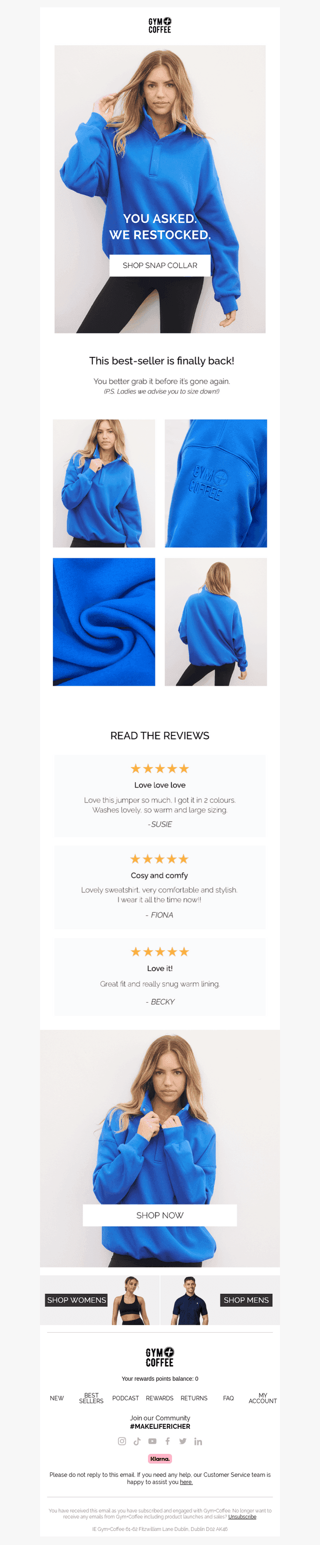 It’s back… Azure Blue Snap Collar ✨