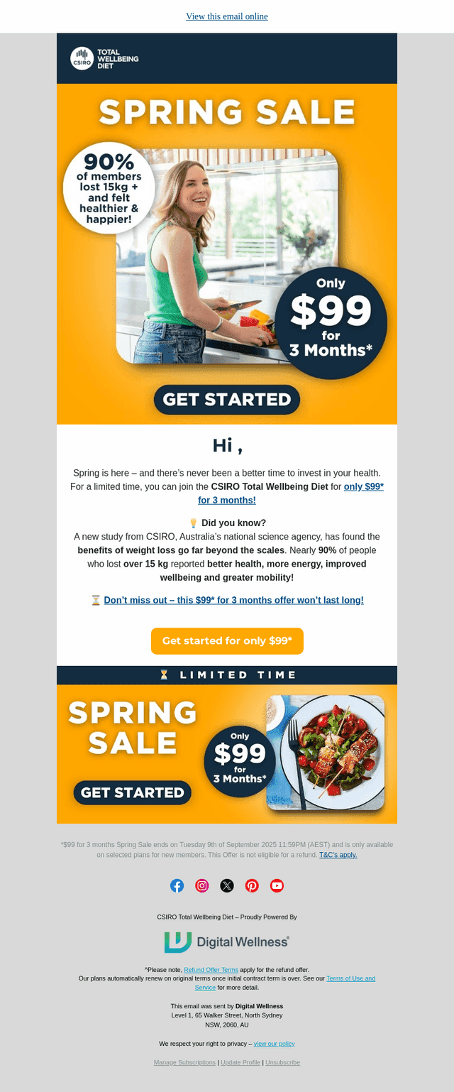 🌼 SPRING SALE | Only $99*!