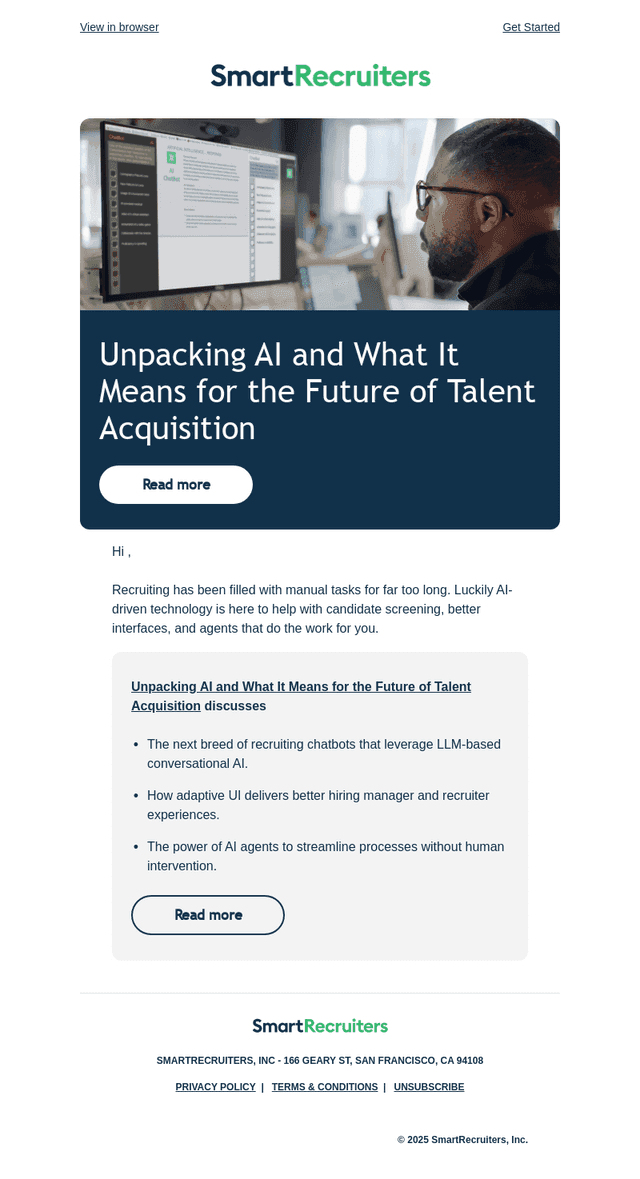 SmartRecruiters email from Tue, Sep 2, 2025