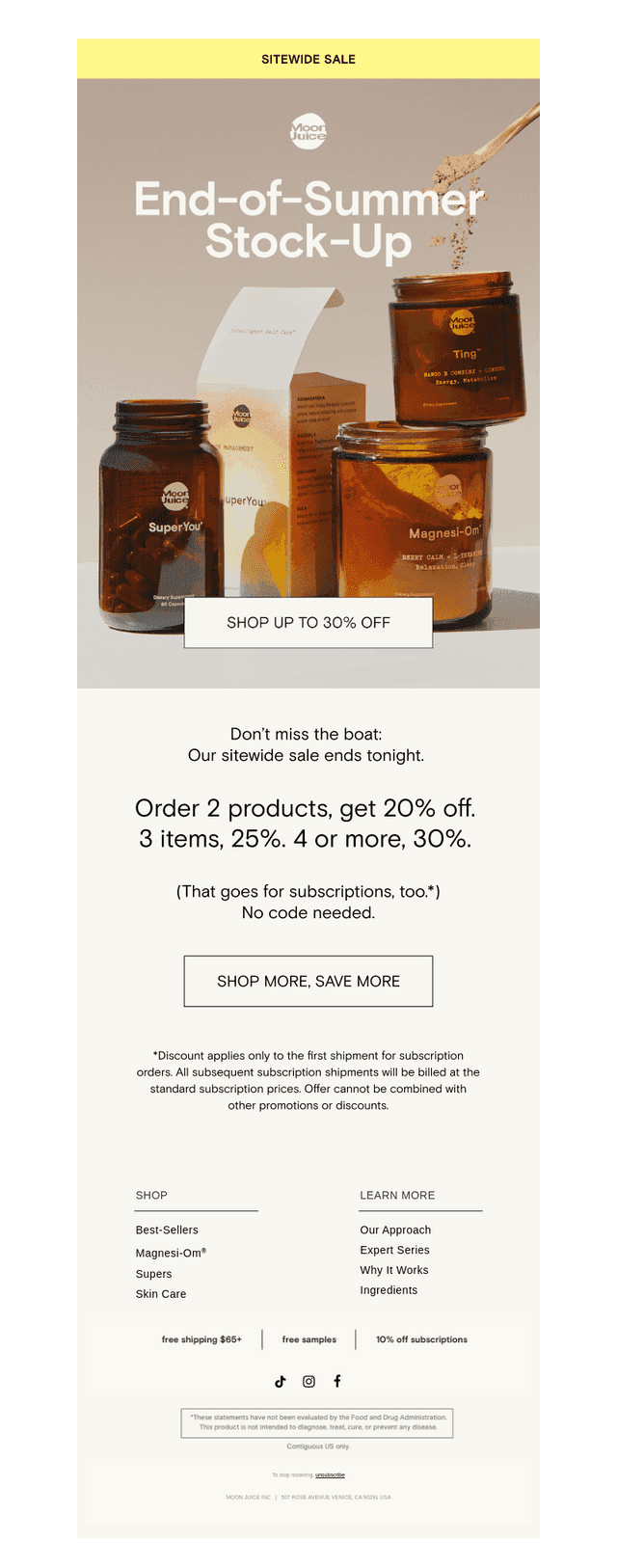 sale ends tonight (!!)