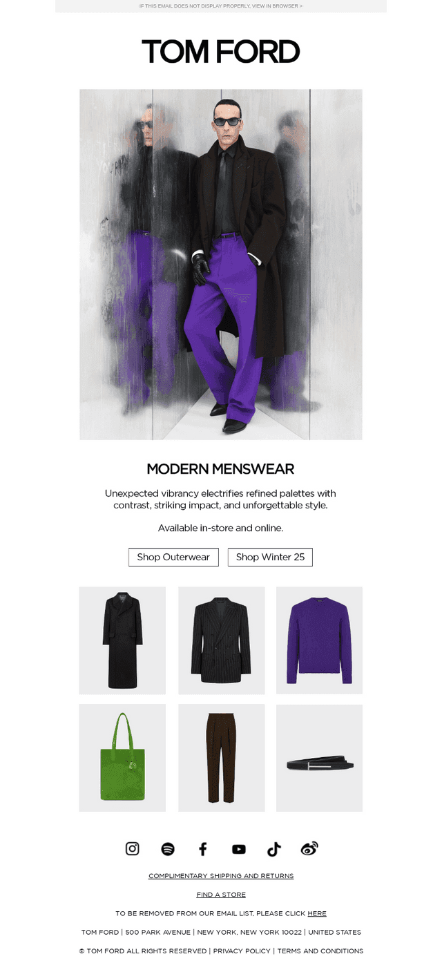MODERN MENSWEAR
