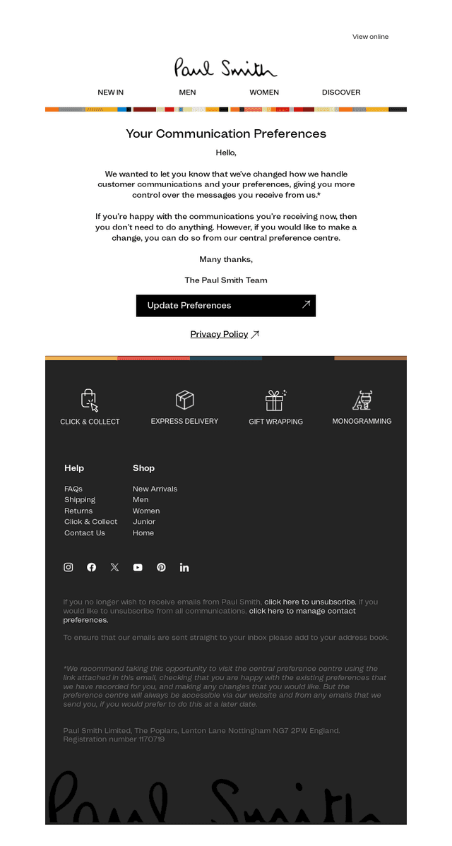An update to our privacy policy