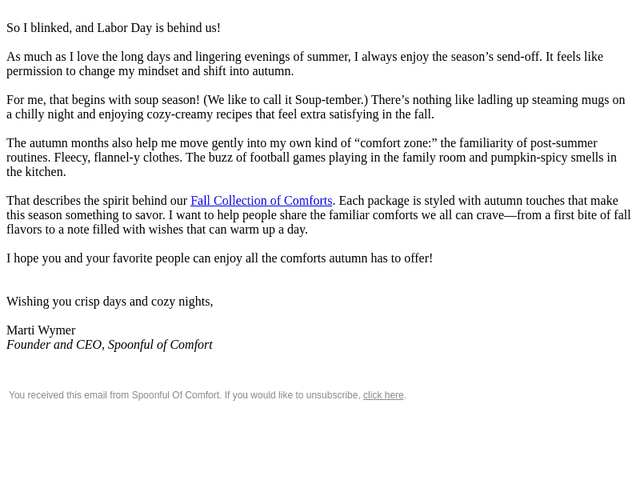 A Message from Our Founder