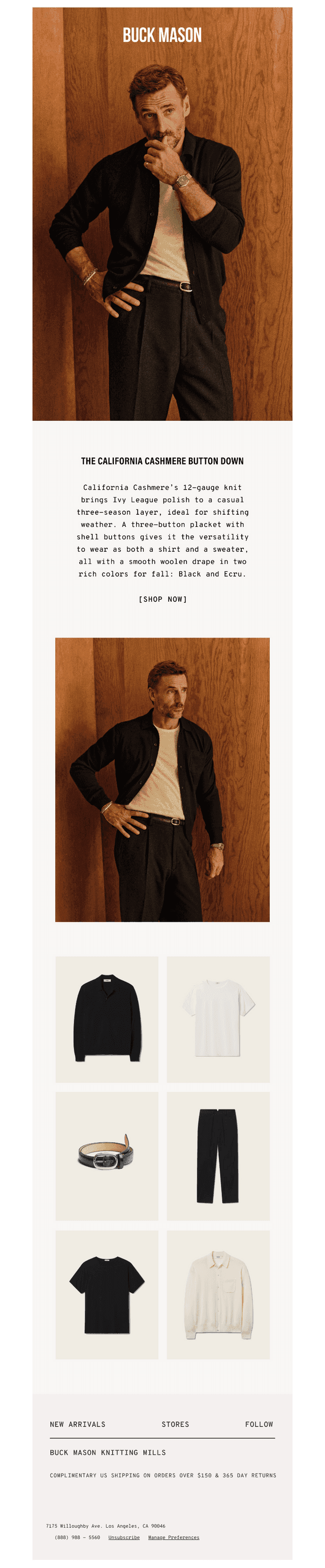 The California Cashmere Button Down
