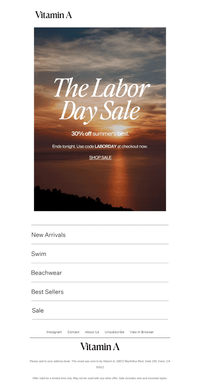 LAST CHANCE: 30% Off With Code LABORDAY