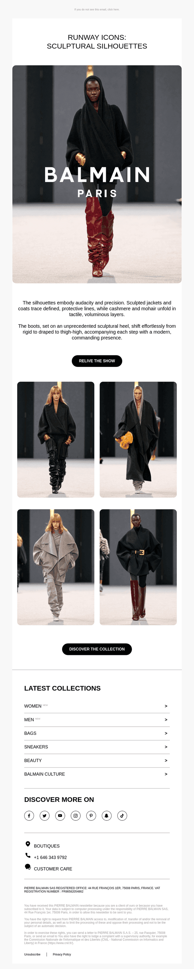 RUNWAY ICONS: SCULPTURAL SILHOUETTES