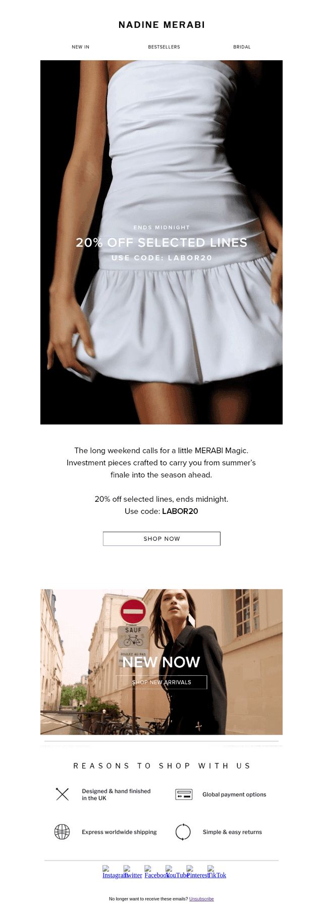 20% Off Ends Midnight