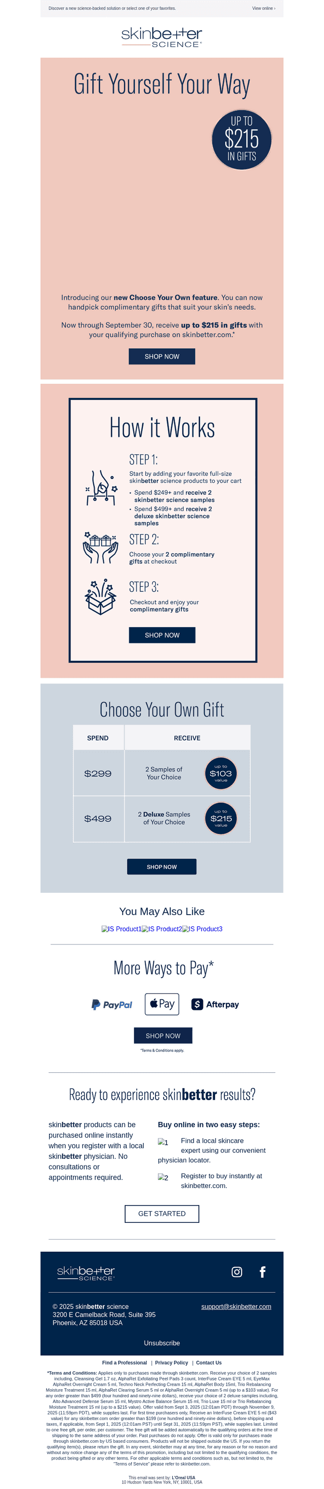 NEW! Your gift. Your way.