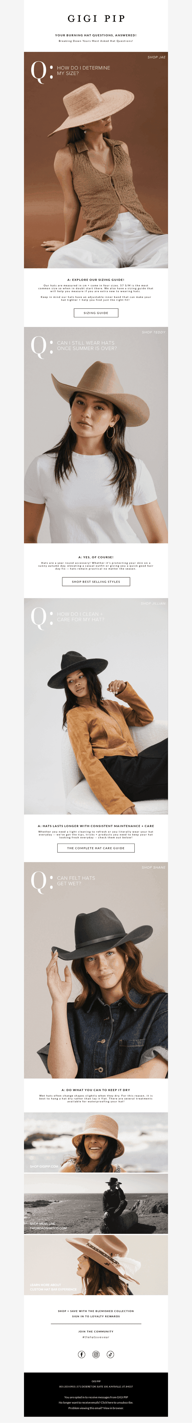 Your Hat Questions, Answered!