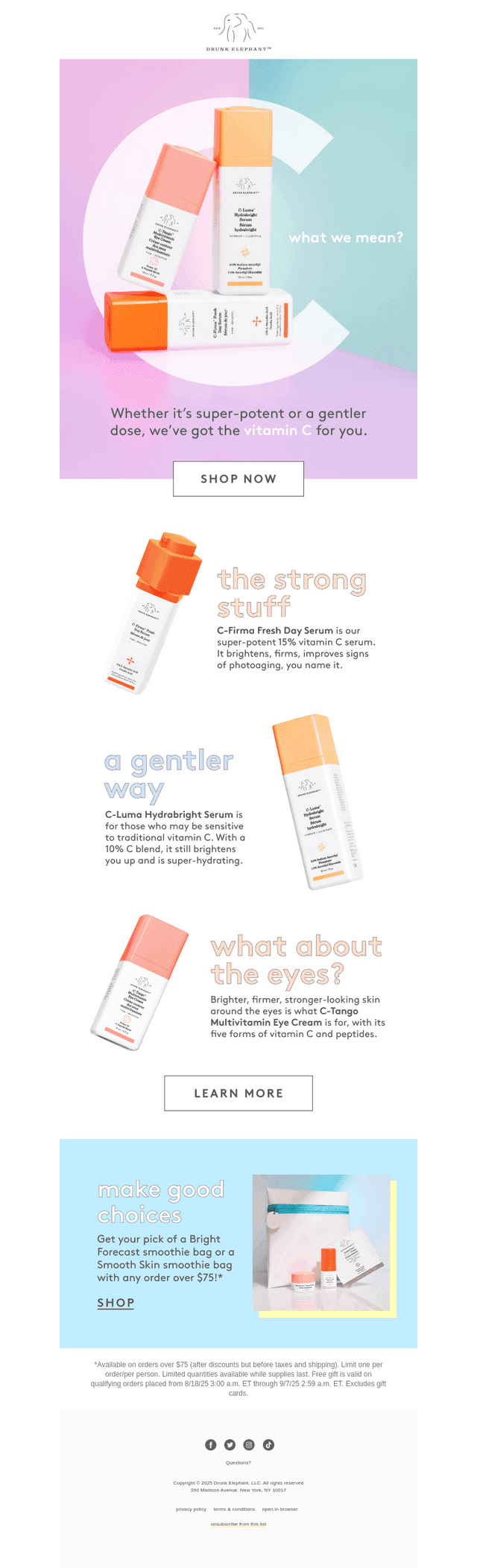 Vitamin C = radiant skin
