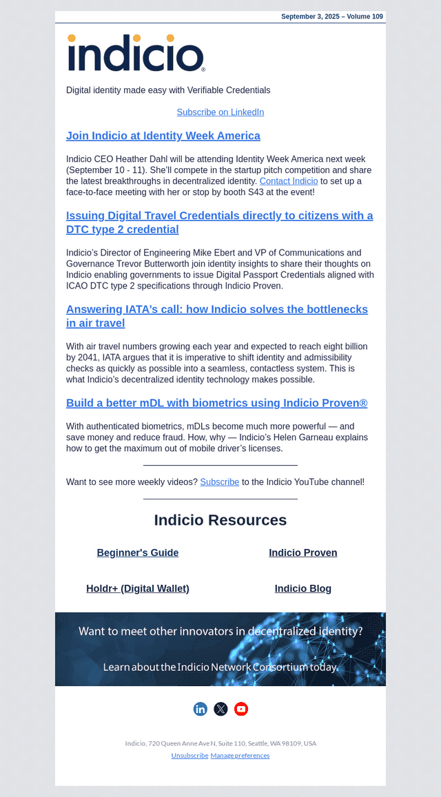 Indicio.tech email from Wed, Sep 3, 2025