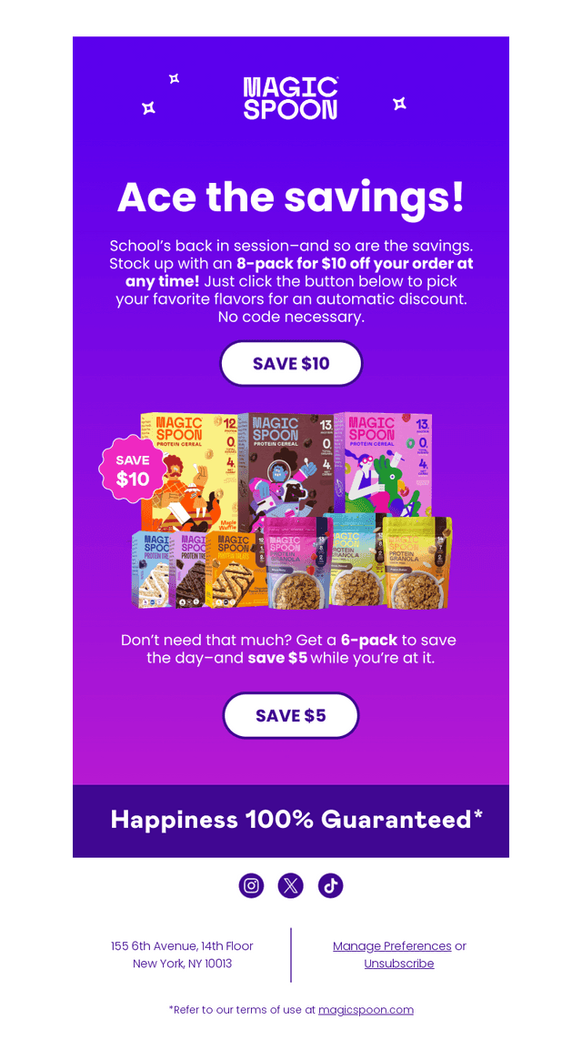 Stock up for back-to-school 🎒