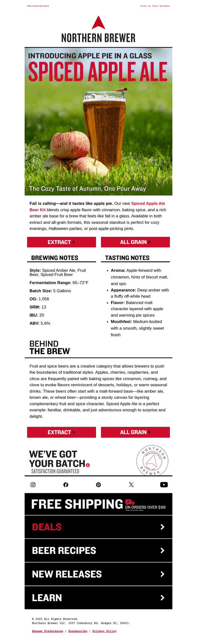 New Kit Drop: Spiced Apple Ale 🍎🍺