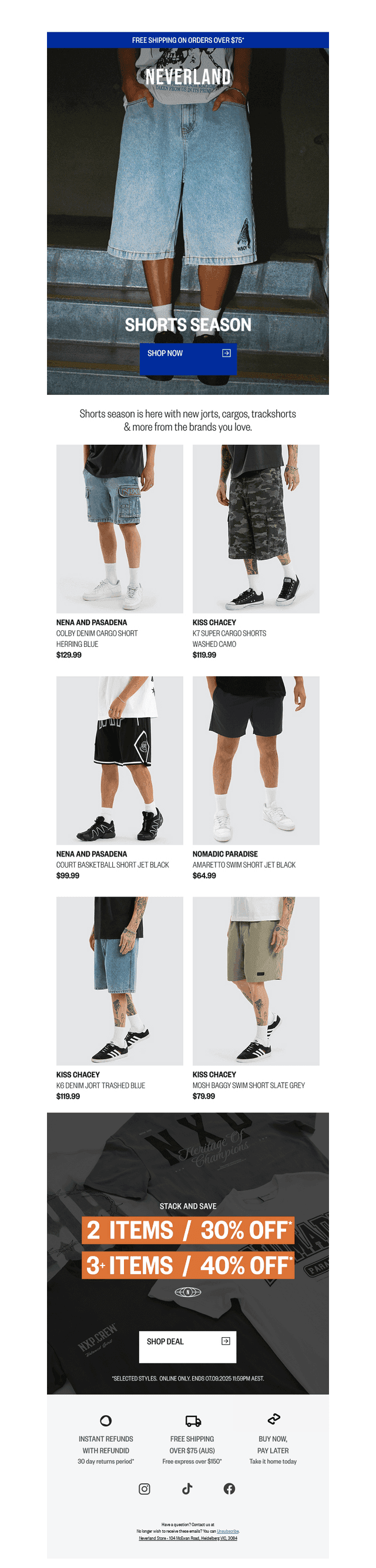 Your shorts are ready…
