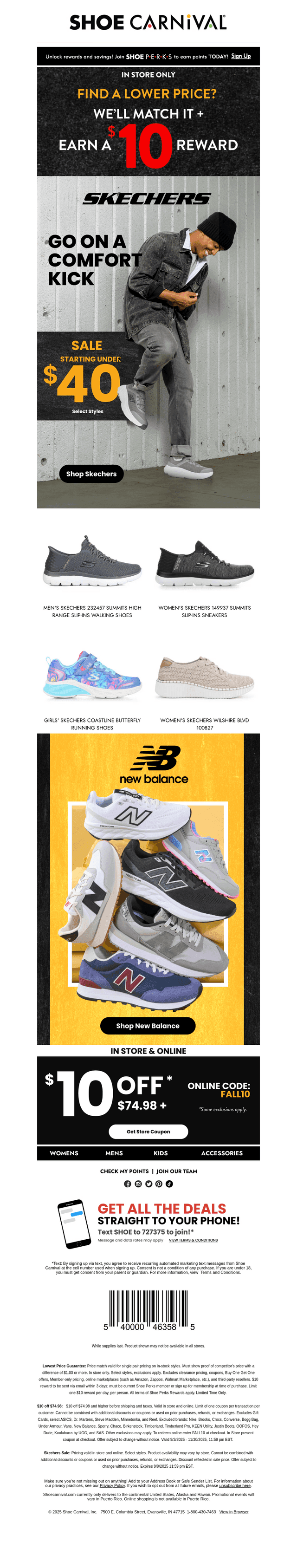 SKECHERS UNDER $40