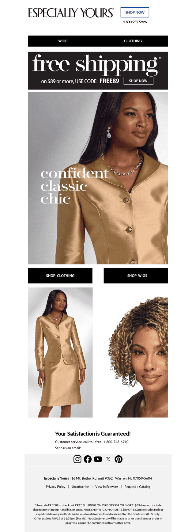 FREE Shipping on $89 or More!