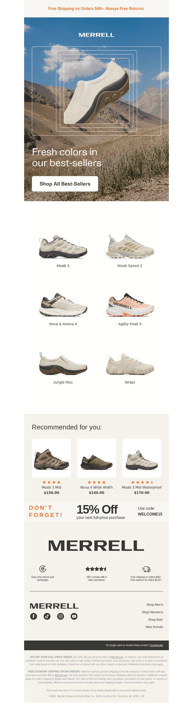 Same styles you love, bold new colors to try