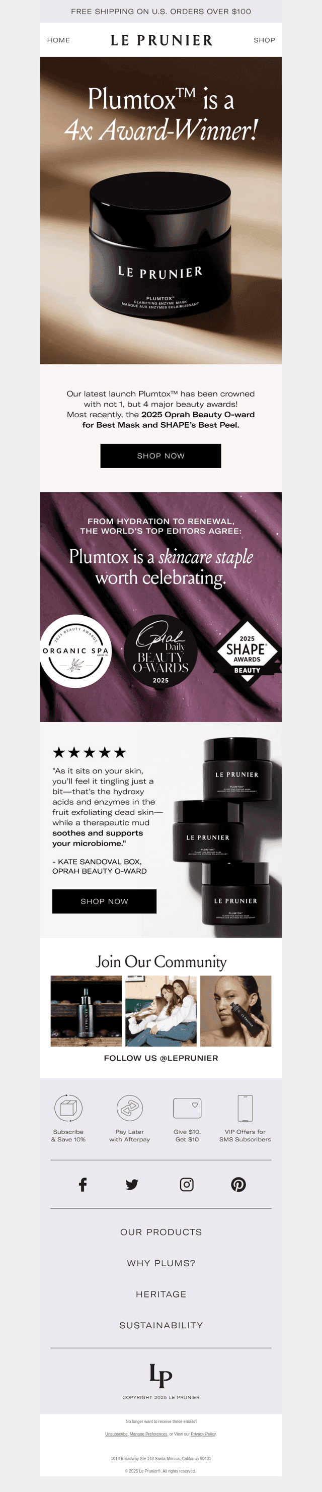 Oprah Approves of Plumtox™!