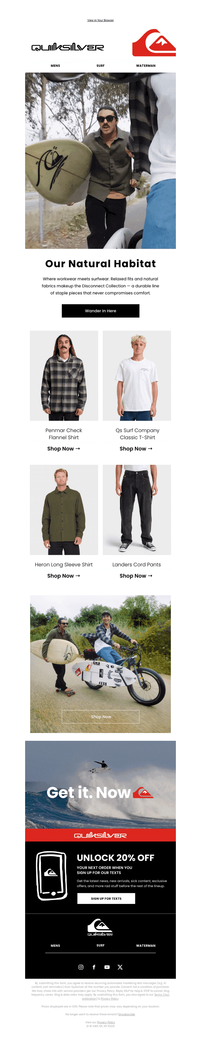 New Drop: Reconnect with Nature