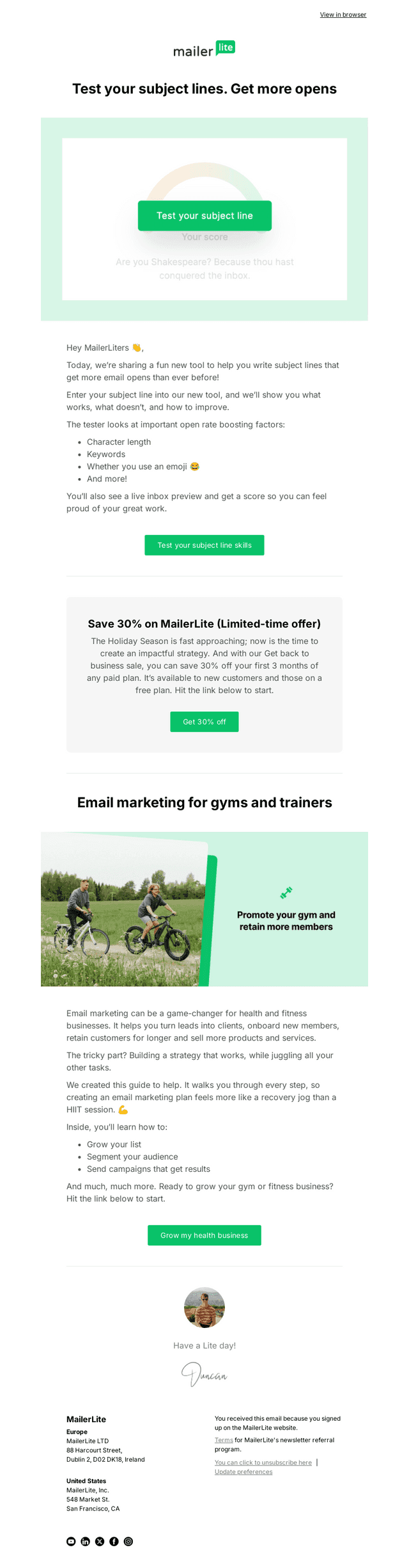 🎯 Try our free subject line tester