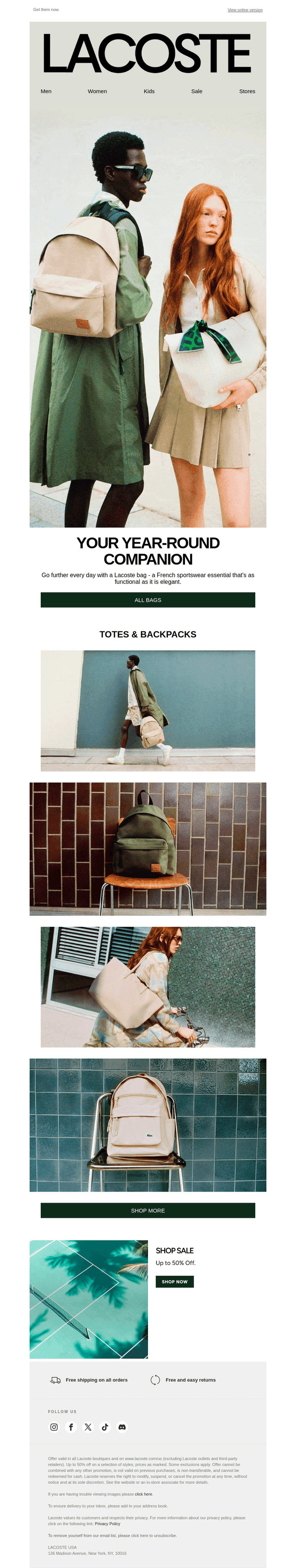 Bags for All Year.