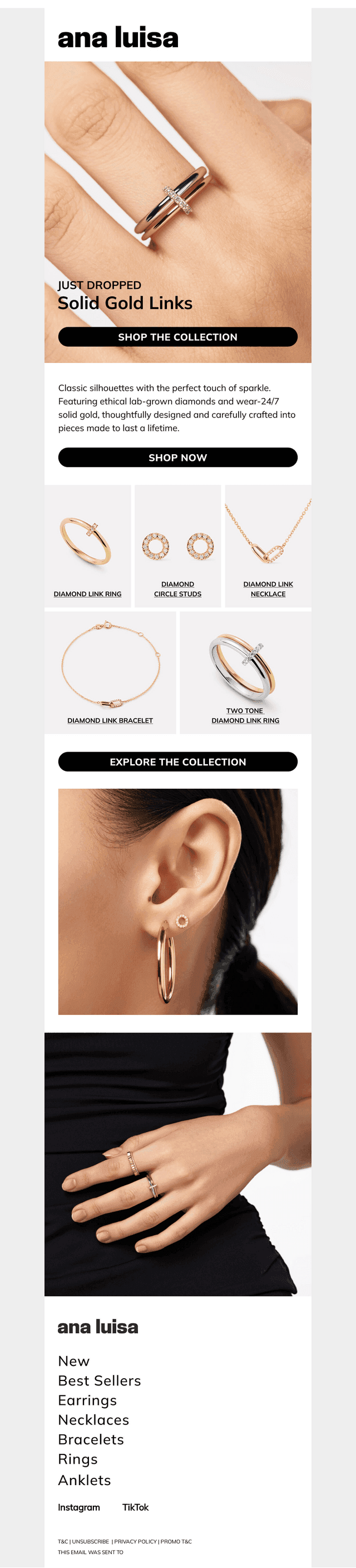 NEW IN: Solid Gold Links