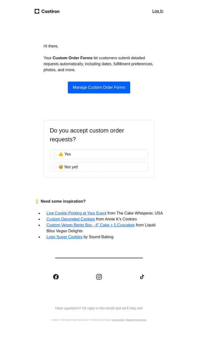 Turn custom requests into repeat sales ✨
