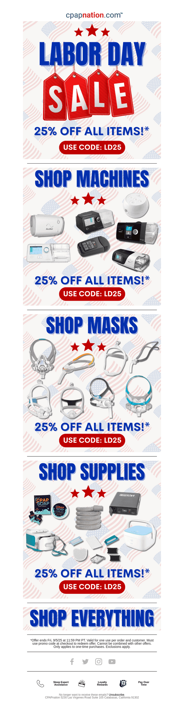 Ends at midnight! 25% OFF EVERYTHING ⏰