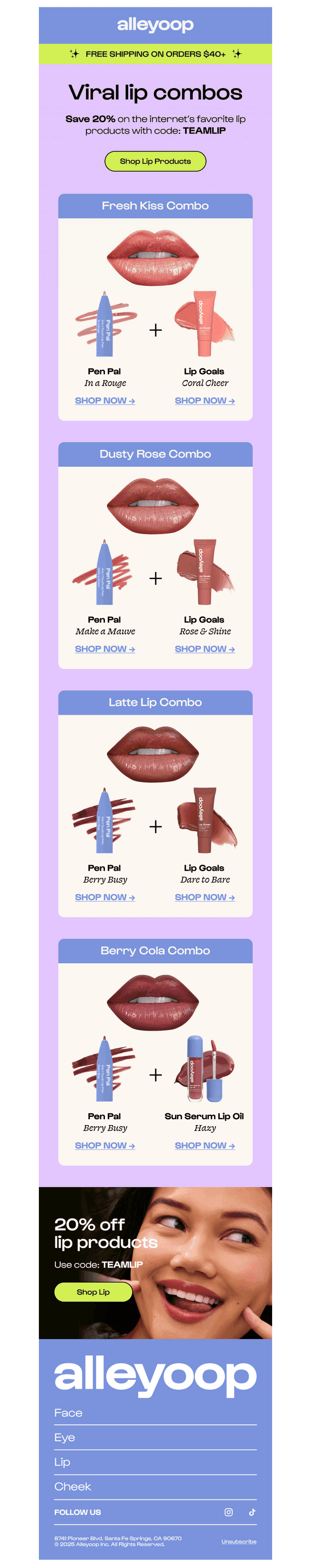 Make it a combo! 💄💋