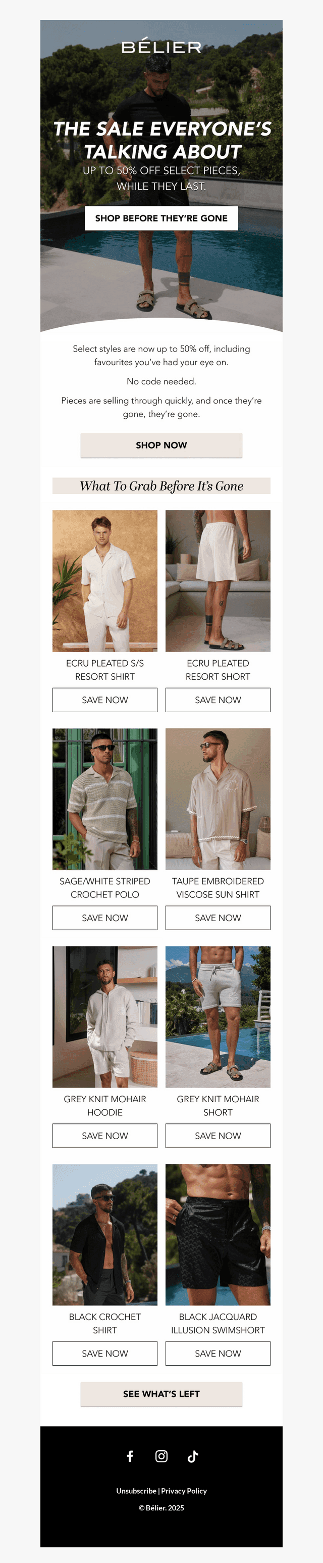 Selected Styles, Reduced Up to 50% 🔥
