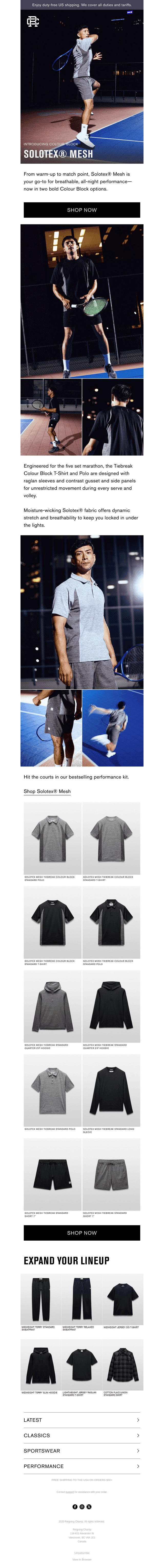 New Solotex® Mesh, now in Colour Block