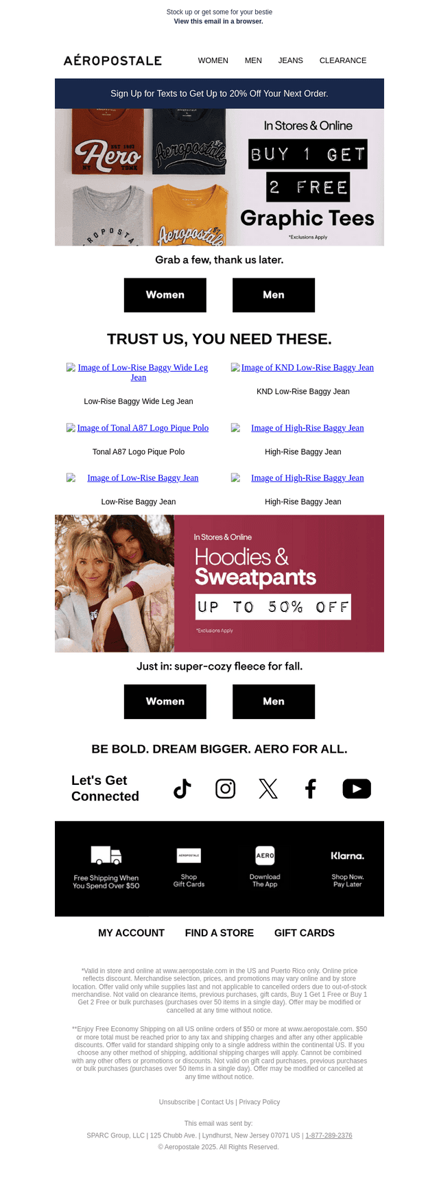 Your Tee Refresh 👕 Buy 1, Get 2 FREE
