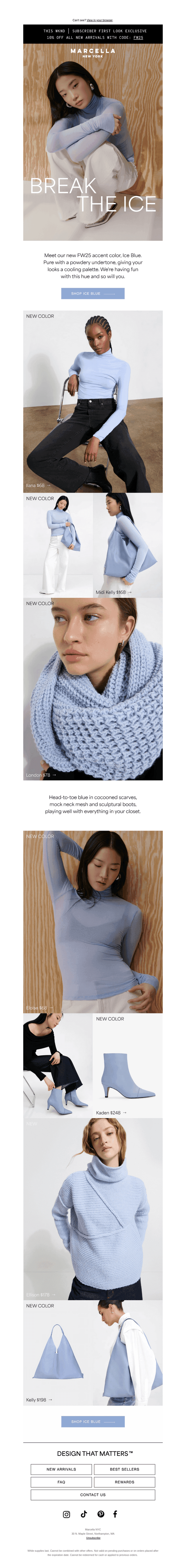 The City Feature #1: Ice Blue.