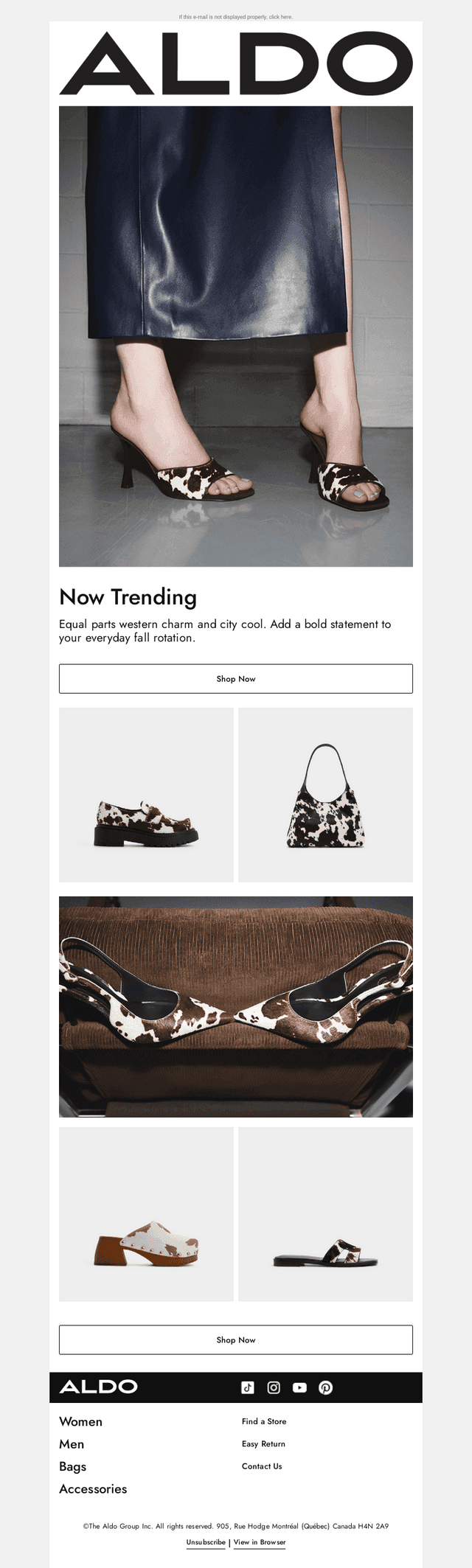 Now trending: cow print