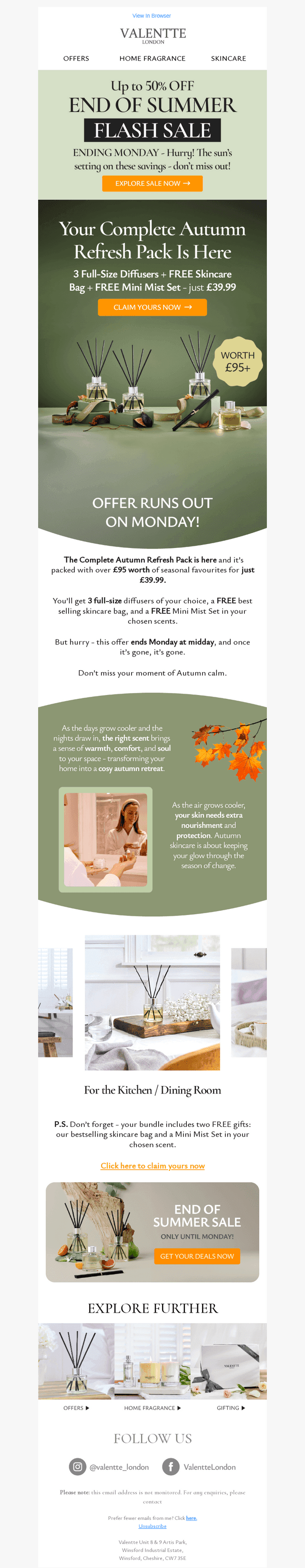Ends Soon: Your Autumn Refresh Awaits ✨