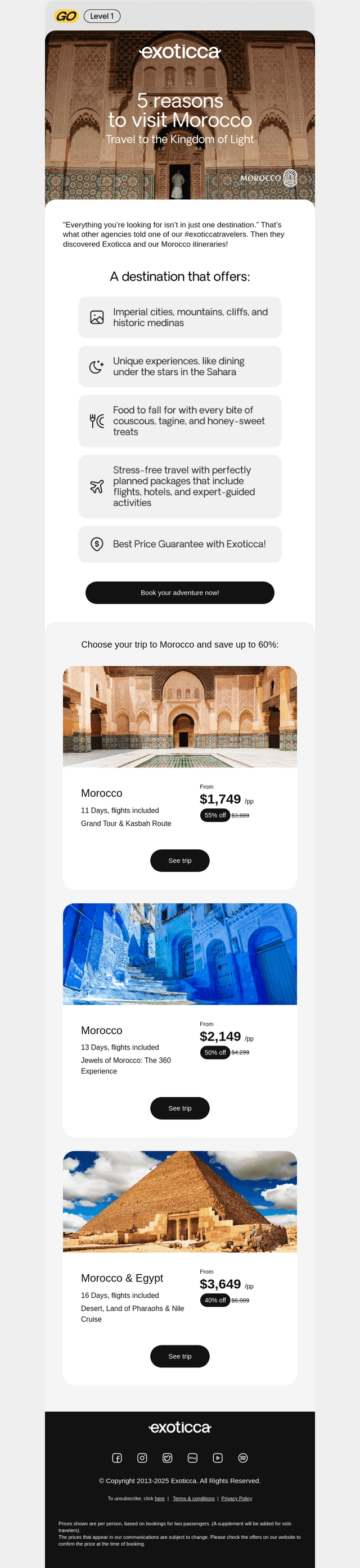 5 reasons to visit Morocco