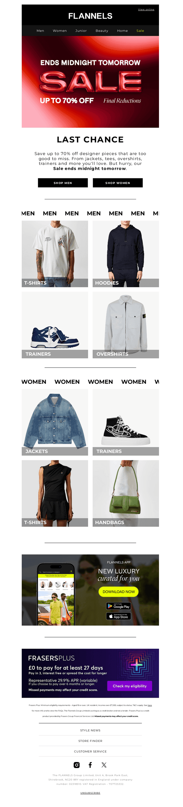 Hurry, Sale Ends Midnight Tomorrow