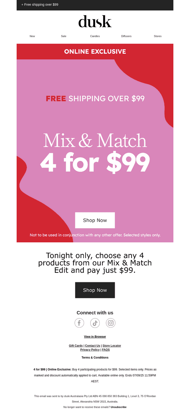 Bundle bliss: 4 for $99 (yes, really)