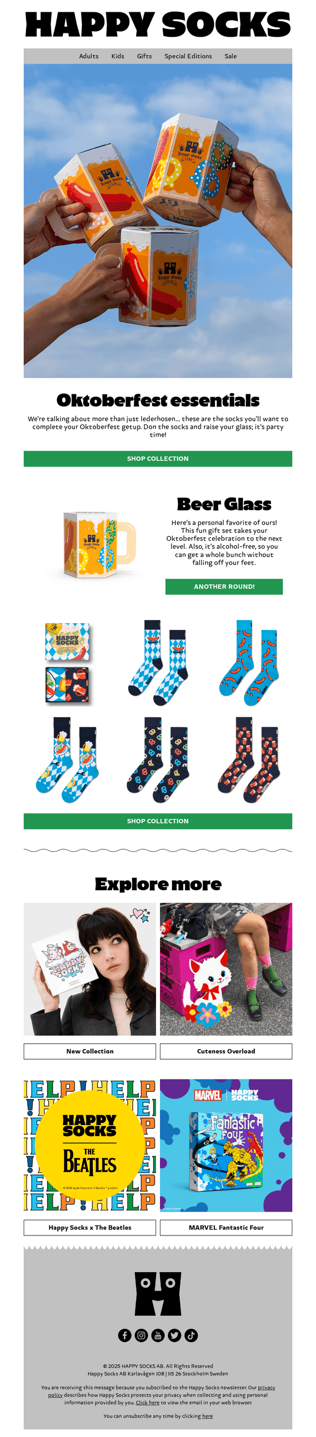 Oktoberfest Socks On Tap!