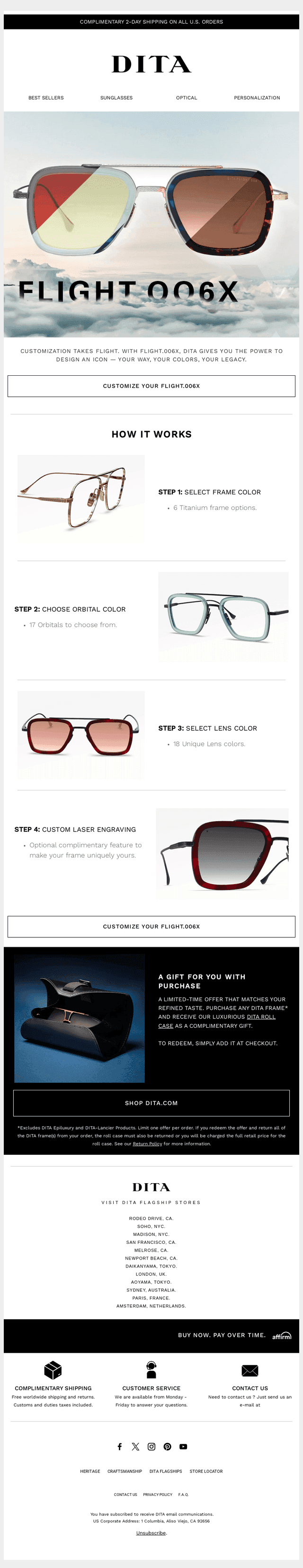 Your Vision. Your Colors. Your Flight.006X.