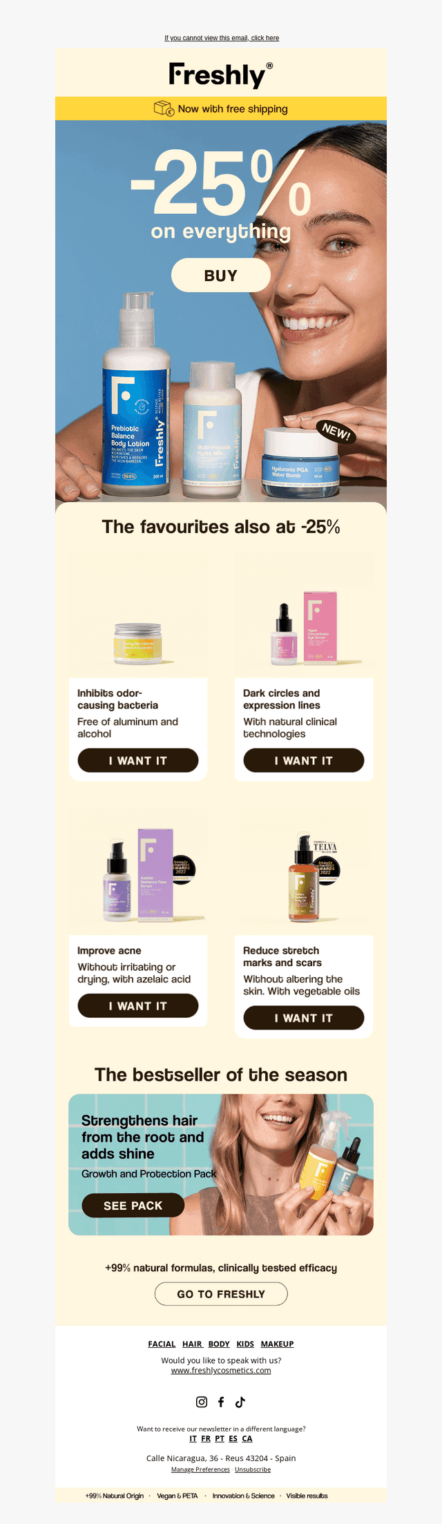 -25% for the return to routine 💆‍
