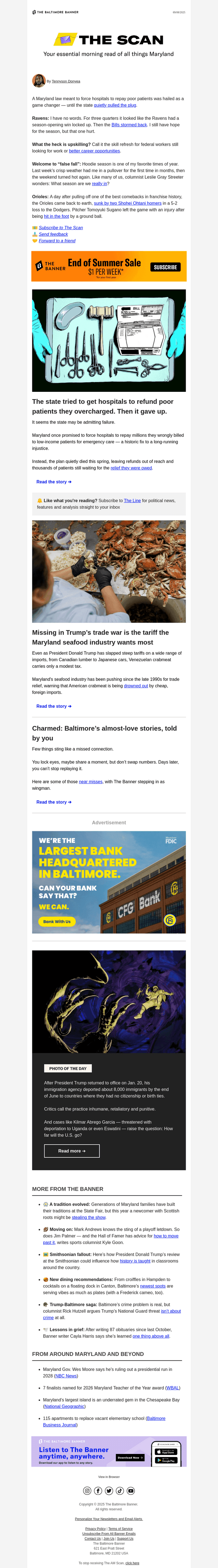 The Scan: Plug pulled on hospital payback