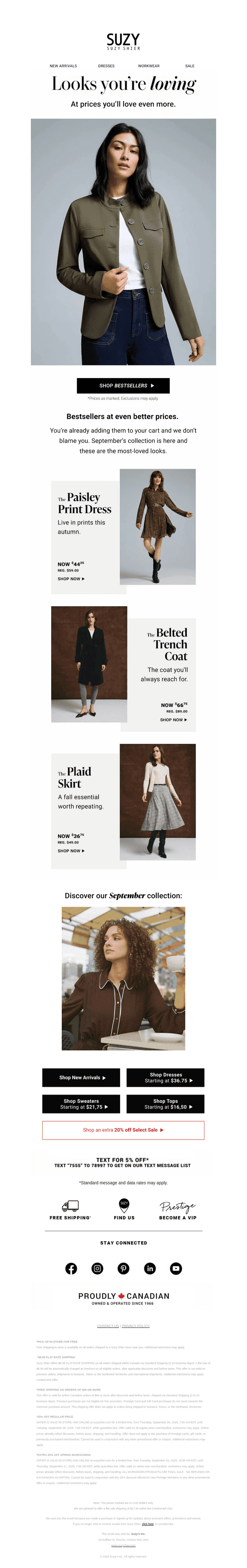 OUR BEST SELLING LOOKS