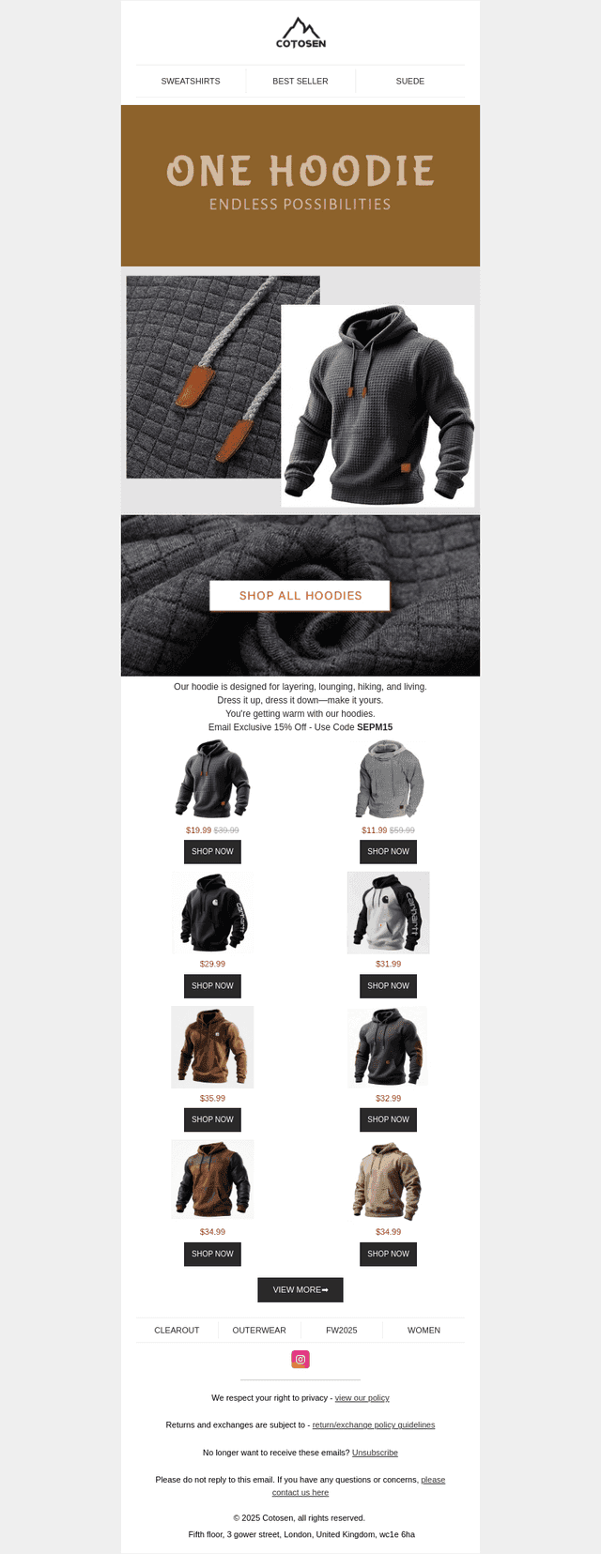 One Hoodie, Endless Possibilities