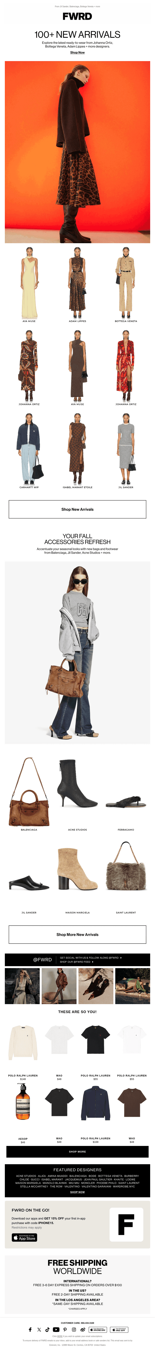 Just In: 100+ New Arrivals